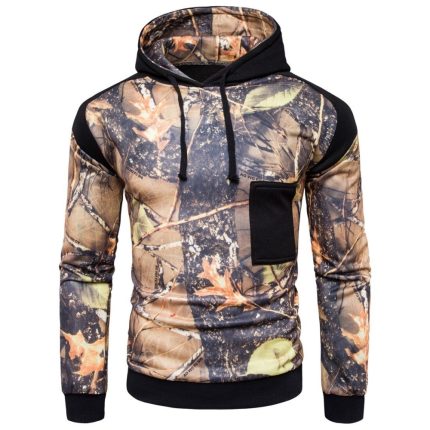 Custom Real-Tree Forest Camo Utility Pullover Hoodie