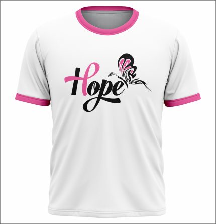 Men's "Hope" Butterfly Ribbon Baseball Uniform Set
