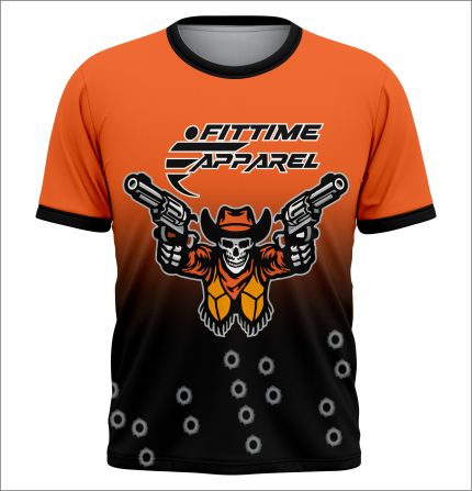 Men's Cowboy Skull Graphic Baseball Uniform Set