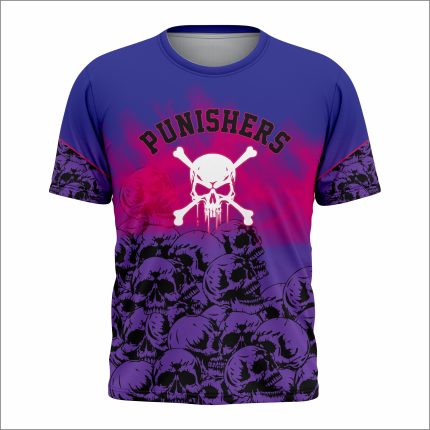 Men's "Punishers" Skull Graphic Baseball Uniform Set