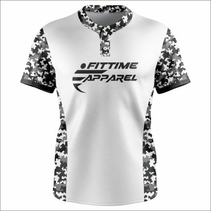 Men's "Digital Camo" Henly-Style Baseball Uniform Set