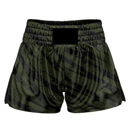 Olive Green Camouflage MMA Shorts